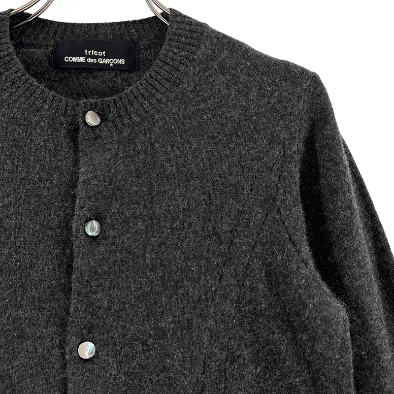 tricot COMME des GARCONS / トリココムデギャルソン | 2012AW | cashmere 100％ / カシミヤ ニット カーディガン |