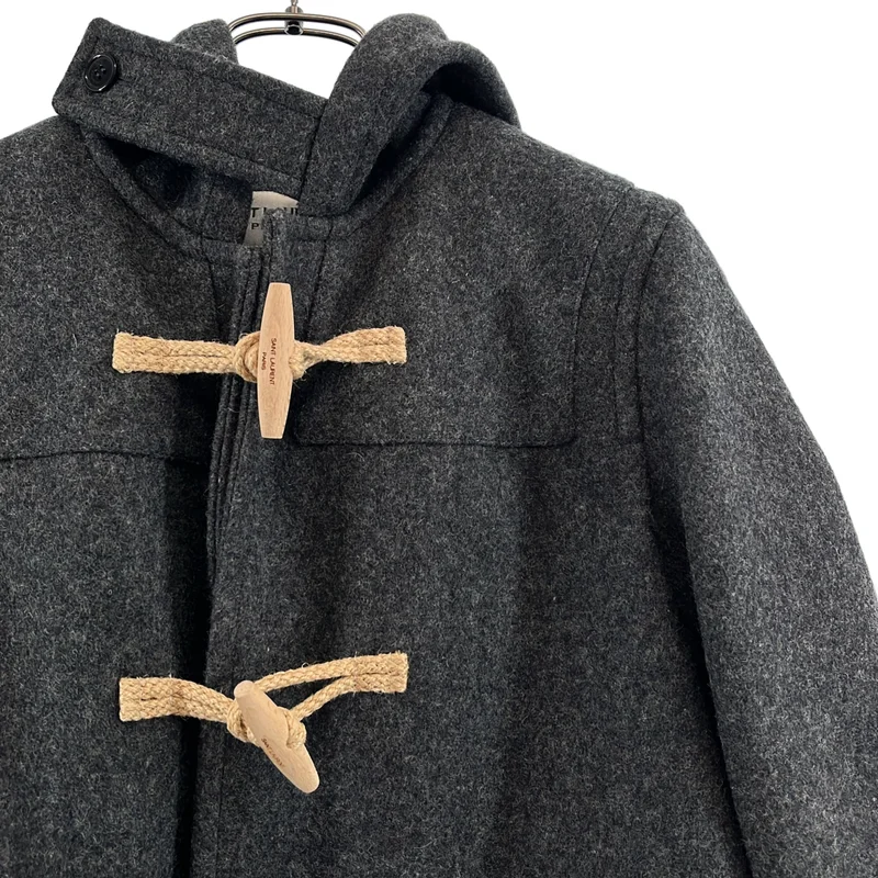 SAINT LAURENT PARIS / サンローランパリ | 2013 | ウール フーデッド トグルボタン ダッフルコート | 36 | レディース