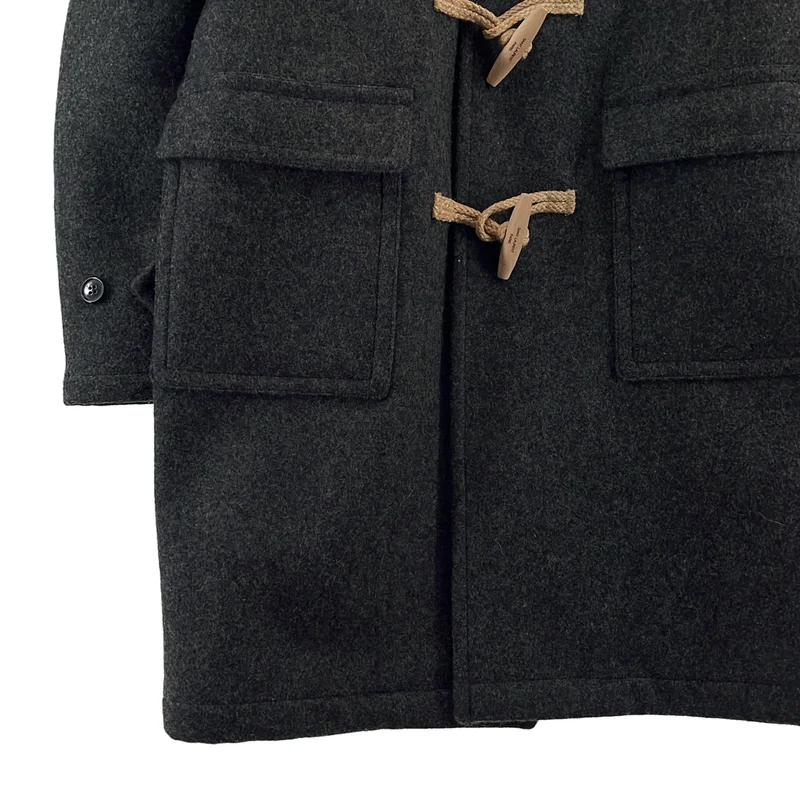 SAINT LAURENT PARIS / サンローランパリ | 2013 | ウール フーデッド トグルボタン ダッフルコート | 36 | レディース