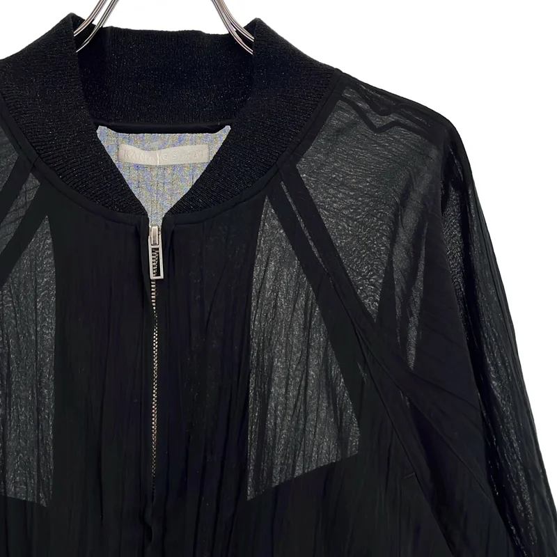 KANAKO SAKAI / カナコサカイ | SHEER BOMBER ボンバージャケット | 36 | レディース