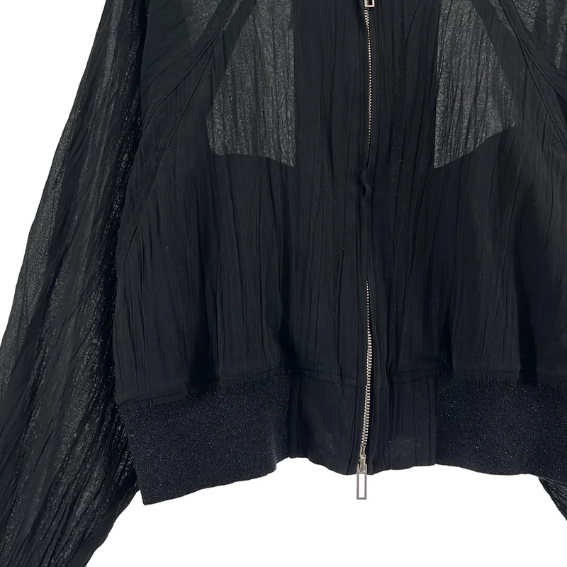 KANAKO SAKAI / カナコサカイ | SHEER BOMBER ボンバージャケット | 36 | レディース