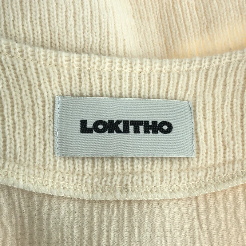 LOKITHO / ロキト | 2022AW | × STUDIOUS / 別注 ウール コットン コードエンブロイダリー ニットカーディガン | 2 | レディース