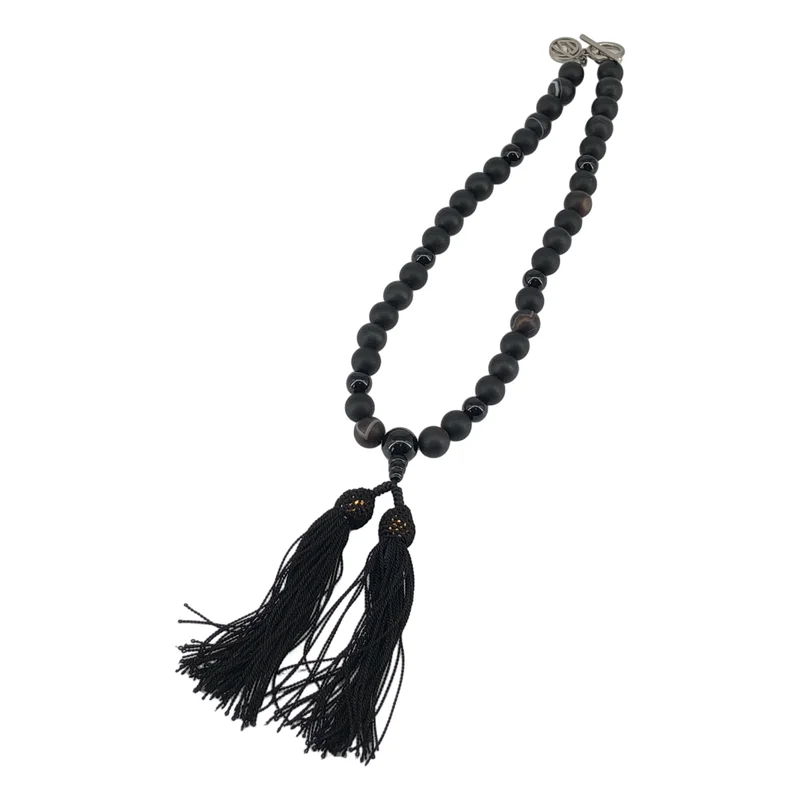 SOSHIOTSUKI / ソウシオオツキ | JUZU NECKLACE TASSEL 数珠 NECKLACE