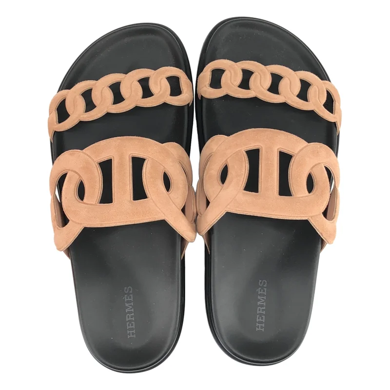 HERMES / エルメス | Extra Sandals エクストラ シェーヌダンクル サンダル | 37 | レディース