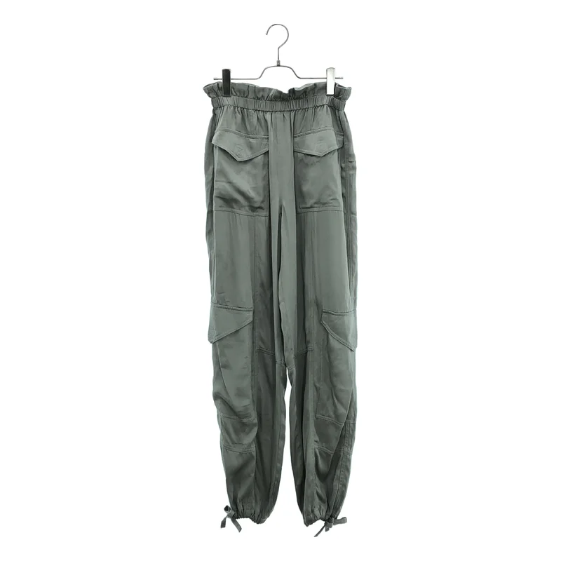 Ganni / ガニー | Washed Satin Pocket Pants サテン カーゴパンツ | 34 | レディース