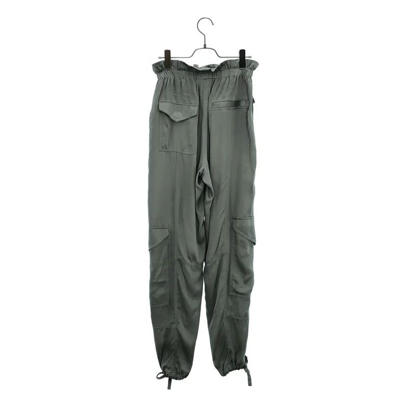 Ganni / ガニー | Washed Satin Pocket Pants サテン カーゴパンツ | 34 | レディース