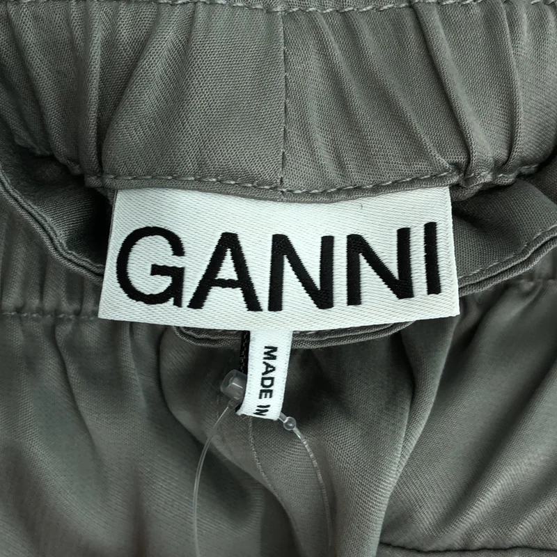 Ganni / ガニー | Washed Satin Pocket Pants サテン カーゴパンツ | 34 | レディース