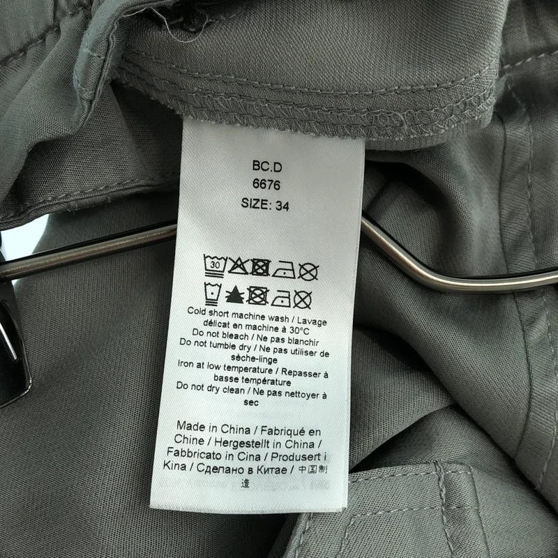 Ganni / ガニー | Washed Satin Pocket Pants サテン カーゴパンツ | 34 | レディース