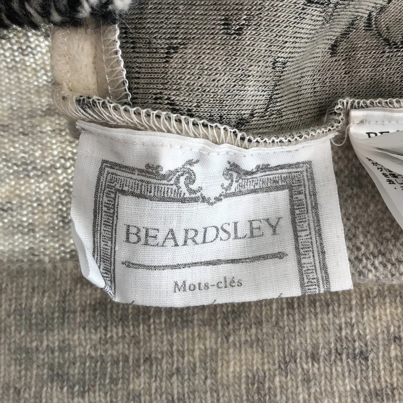 BEARDSLEY / ビアズリー | ウール パッチワーク ショートニット | F | レディース
