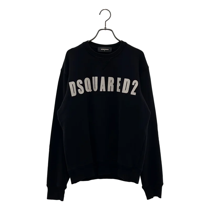 DSQUARED2 / ディースクエアード | コットン ロゴプリント クルーネック トレーナー | S | メンズ