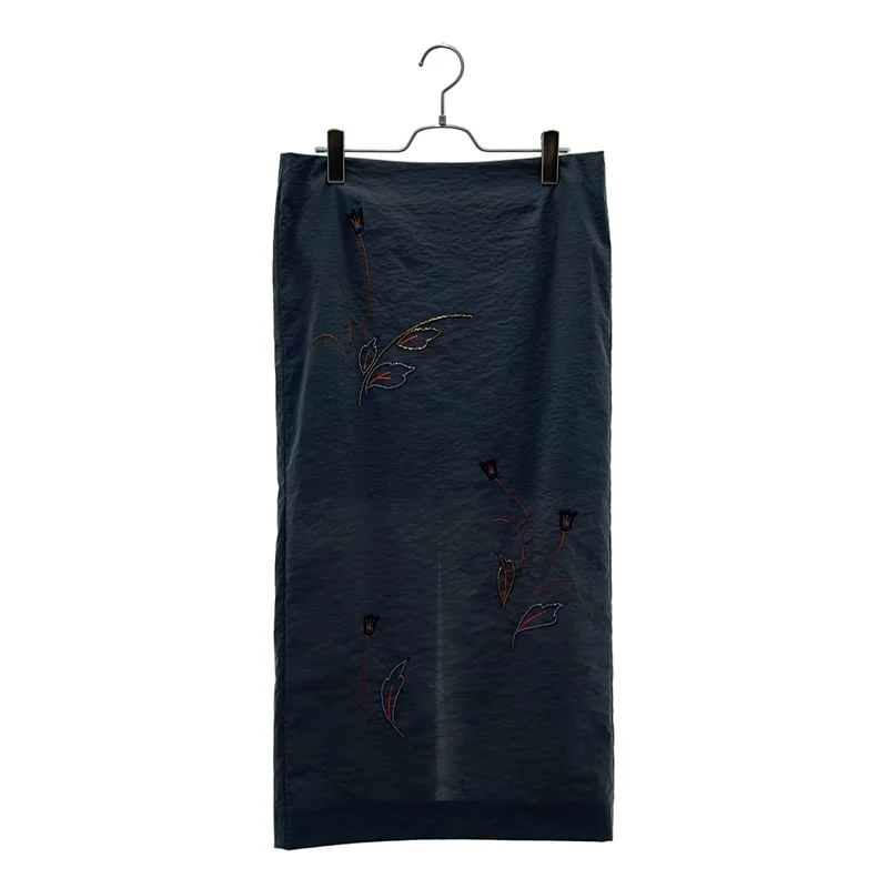Mame Kurogouchi / マメクロゴウチ | 2026SS | Stretch Beaded Detail Skirt / ビジュー 装飾 エンブロイダリー スカート / 裏地付き | 1 | レディース