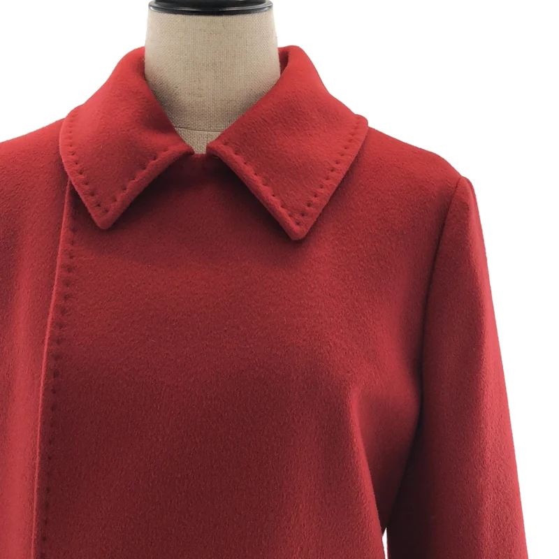 MAX MARA STUDIO / マックスマーラステュディオ | ウール ベルテッド リバーコート | 42 | レディース