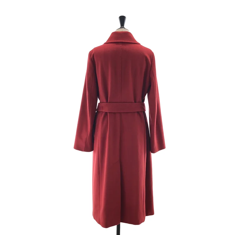 MAX MARA STUDIO / マックスマーラステュディオ | ウール ベルテッド リバーコート | 42 | レディース