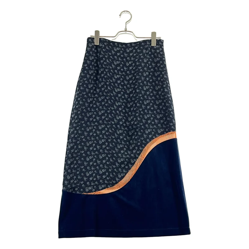 Mame Kurogouchi / マメクロゴウチ | 2025AW | Cupro Triacetate Floral Jacquard Skirt / 総柄 ジャガード スカート | 2 | レディース