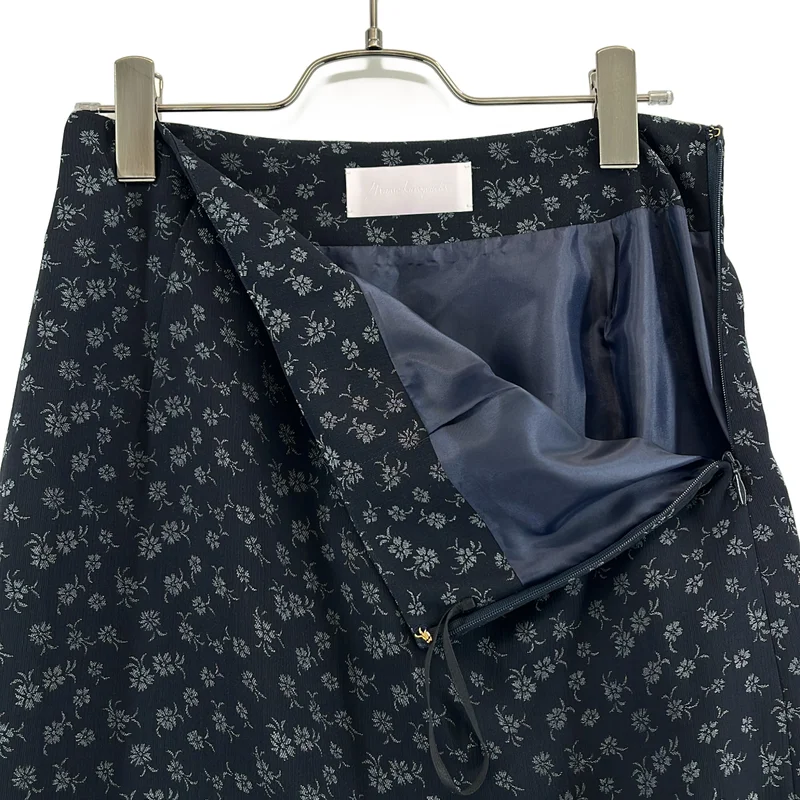 Mame Kurogouchi / マメクロゴウチ | 2025AW | Cupro Triacetate Floral Jacquard Skirt / 総柄 ジャガード スカート | 2 | レディース