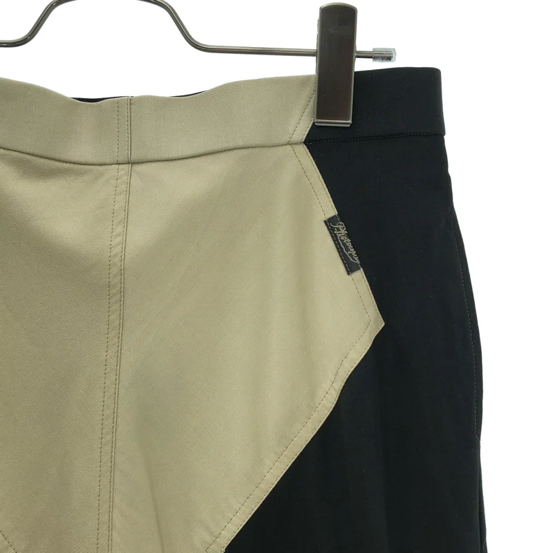 PHOTOCOPIEU / フォトコピュー | CASSANDRA / ZIG-ZAG BIAS SKIRT ジグザグ 切替 スカート | 38 | レディース