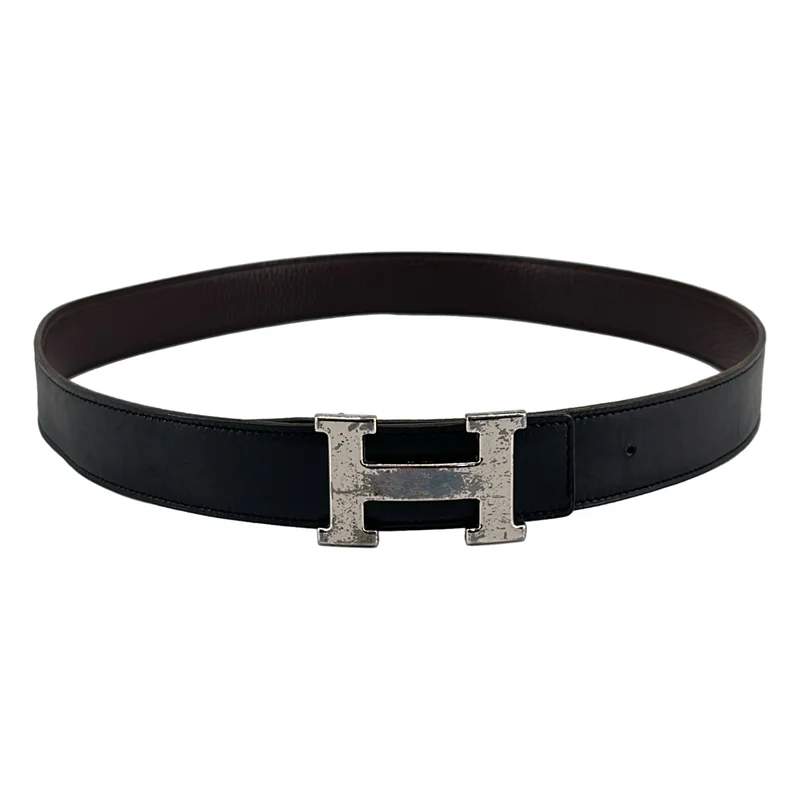 HERMES / エルメス | コンスタンス Hロゴバックル レザー ベルト |