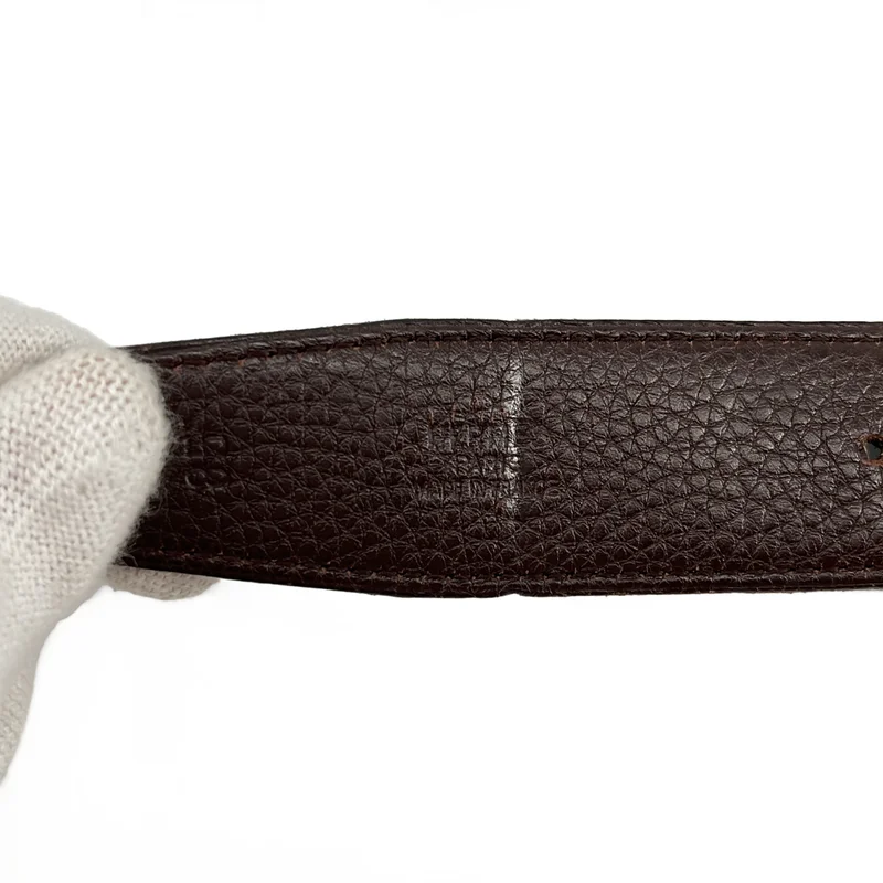 HERMES / エルメス | コンスタンス Hロゴバックル レザー ベルト |