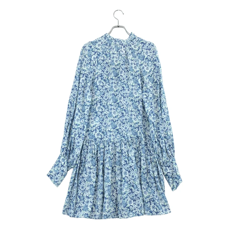 STELLA McCARTNEY / ステラマッカートニー | シルク フラワープリント ボウタイワンピース | 34 | レディース