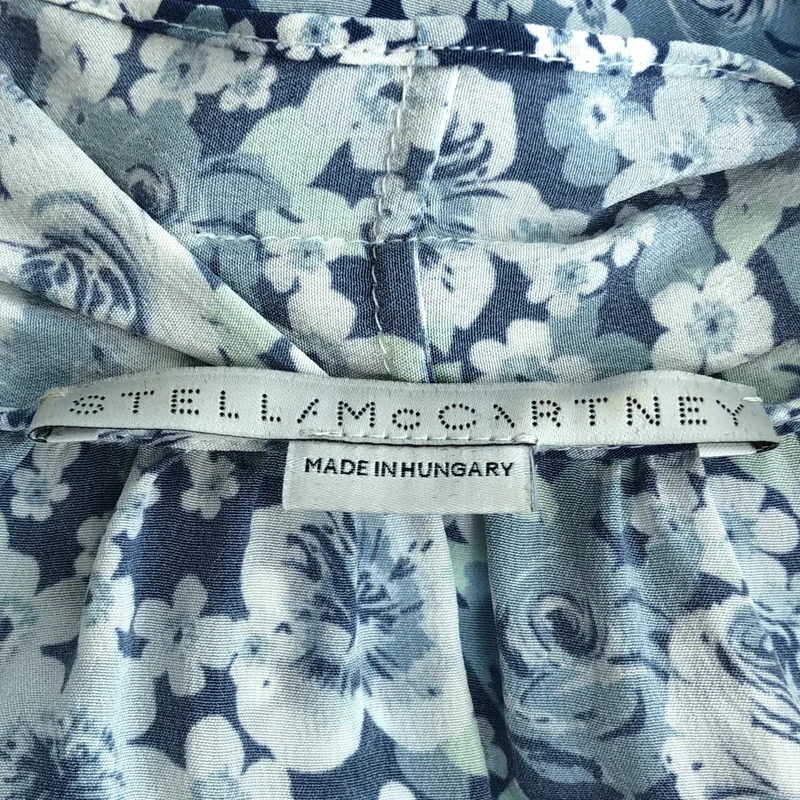 STELLA McCARTNEY / ステラマッカートニー | シルク フラワープリント ボウタイワンピース | 34 | レディース
