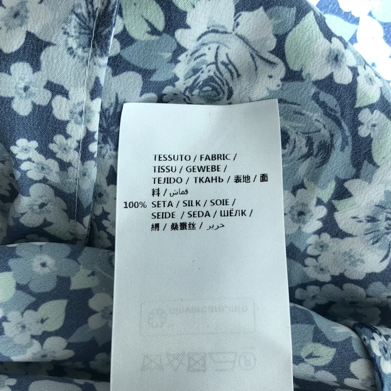 STELLA McCARTNEY / ステラマッカートニー | シルク フラワープリント ボウタイワンピース | 34 | レディース