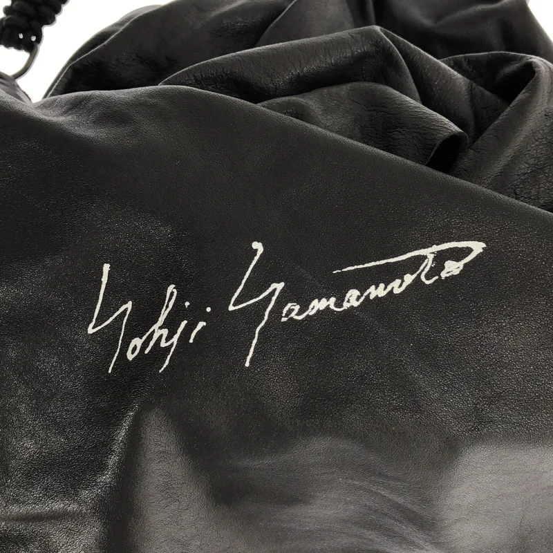 discord Yohji Yamamoto / ディスコードヨウジヤマモト | 2020SS | レザー ツイストハンドル ショルダーバッグ |