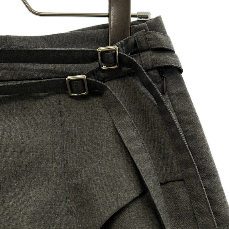 tanakadaisuke / タナカダイスケ | TWO BELTED PLEATS MINI SKIRT / ベルテッド スカート / 裏地付き | 2 | レディース