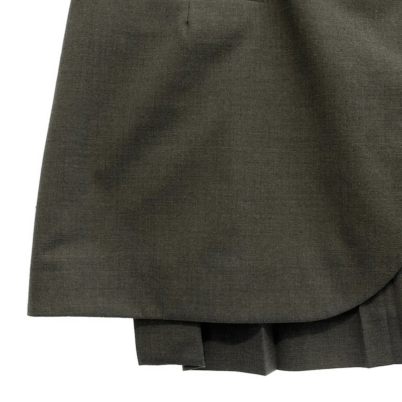 tanakadaisuke / タナカダイスケ | TWO BELTED PLEATS MINI SKIRT / ベルテッド スカート / 裏地付き | 2 | レディース