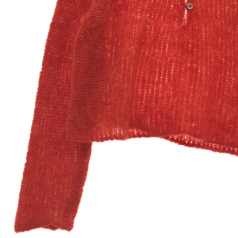 Plage / プラージュ | 2024AW | HENLEY ALPACA mix / ウール混 ヘンリーネックニット プルオーバー |
