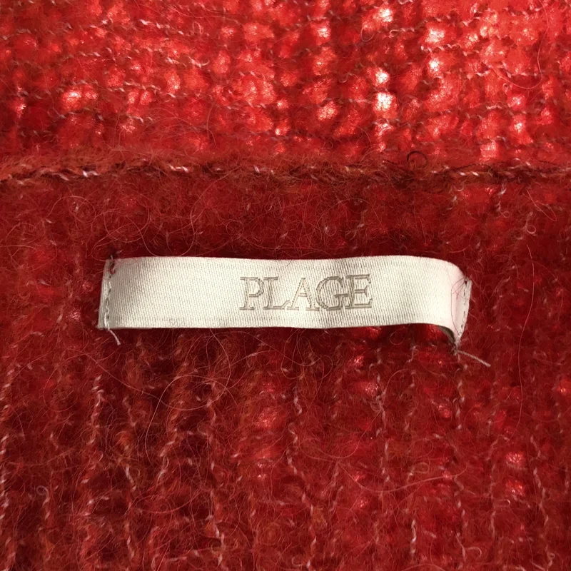 Plage / プラージュ | 2024AW | HENLEY ALPACA mix / ウール混 ヘンリーネックニット プルオーバー |