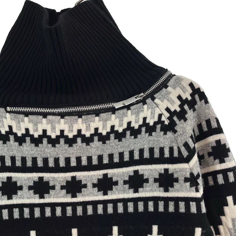 sacai / サカイ | Holiday collection タートルネック ニットワンピース | 1 | レディース