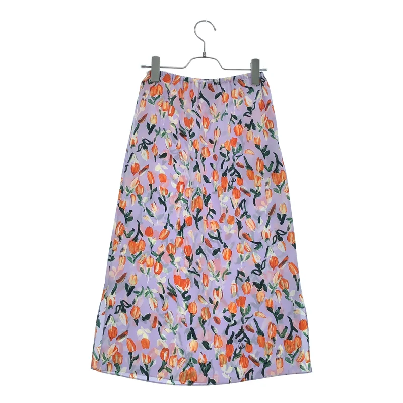 MARNI / マルニ | 2021SS | シルク フラワープリント サイドスリットスカート | 36 | レディース