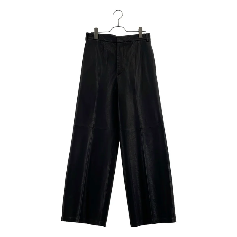 Edition / エディション トゥモローランド | EURO GOAT LEATHER SLACKS レザー スラックス | 36 | レディース
