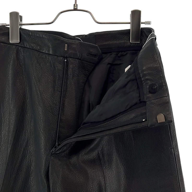 Edition / エディション トゥモローランド | EURO GOAT LEATHER SLACKS レザー スラックス | 36 | レディース