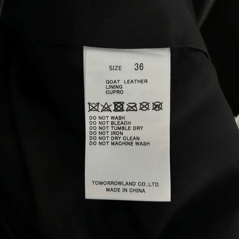 Edition / エディション トゥモローランド | EURO GOAT LEATHER SLACKS レザー スラックス | 36 | レディース