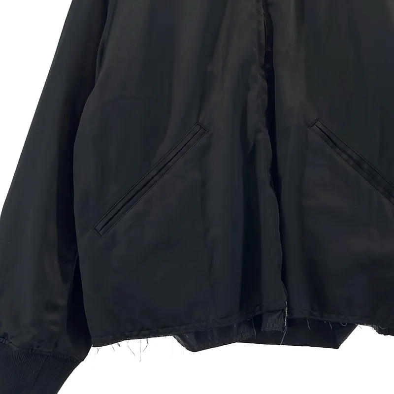 ALMOSTBLACK / オールモストブラック | リバーシブル カットオフ ブルゾン ジャケット | 2 | メンズ