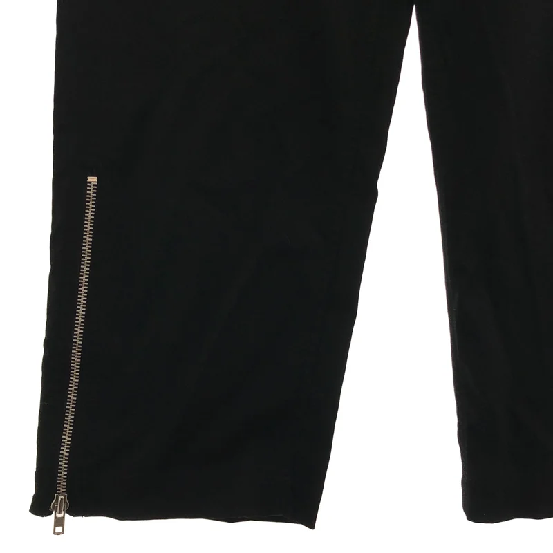 BLACK COMME des GARCONS / ブラックコムデギャルソン | 2016AW | 特殊加工 裾ジップ ワイド パンツ | XL | メンズ