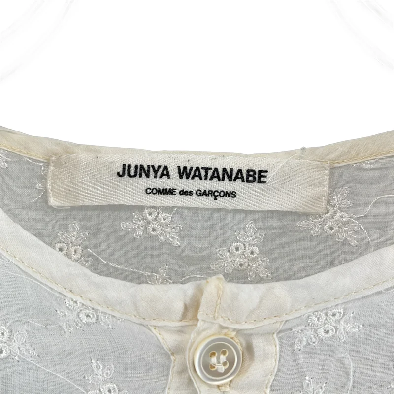 JUNYA WATANABE COMME des GARCONS / ジュンヤワタナベ | 2005SS | エンブロイダリー ヘンリーネック カットソー |