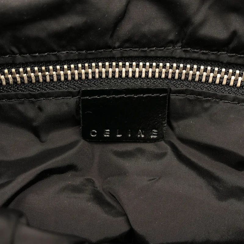 CELINE / セリーヌ | レザーハンドル リップストップ ミニトートバッグ |
