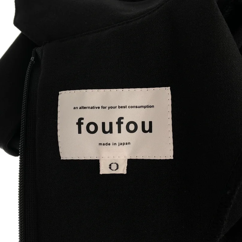 foufou / フーフー | THE DRESS ベルテッド スタンドカラー ワンピース | 0 | レディース