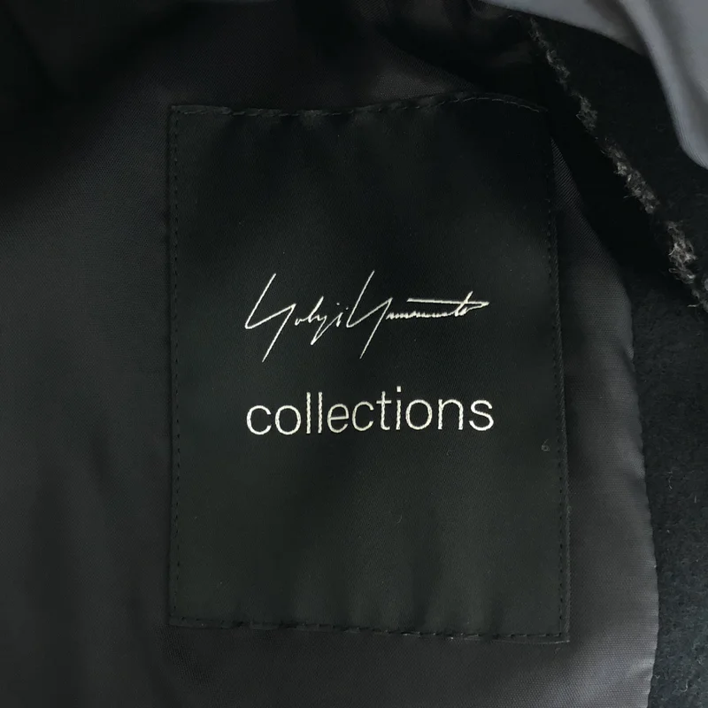 YOHJI YAMAMOTO / ヨウジヤマモト | 2024AW | collections / ウール 千鳥柄 ドルマンスリーブ ポンチョジャケット | 2 | レディース
